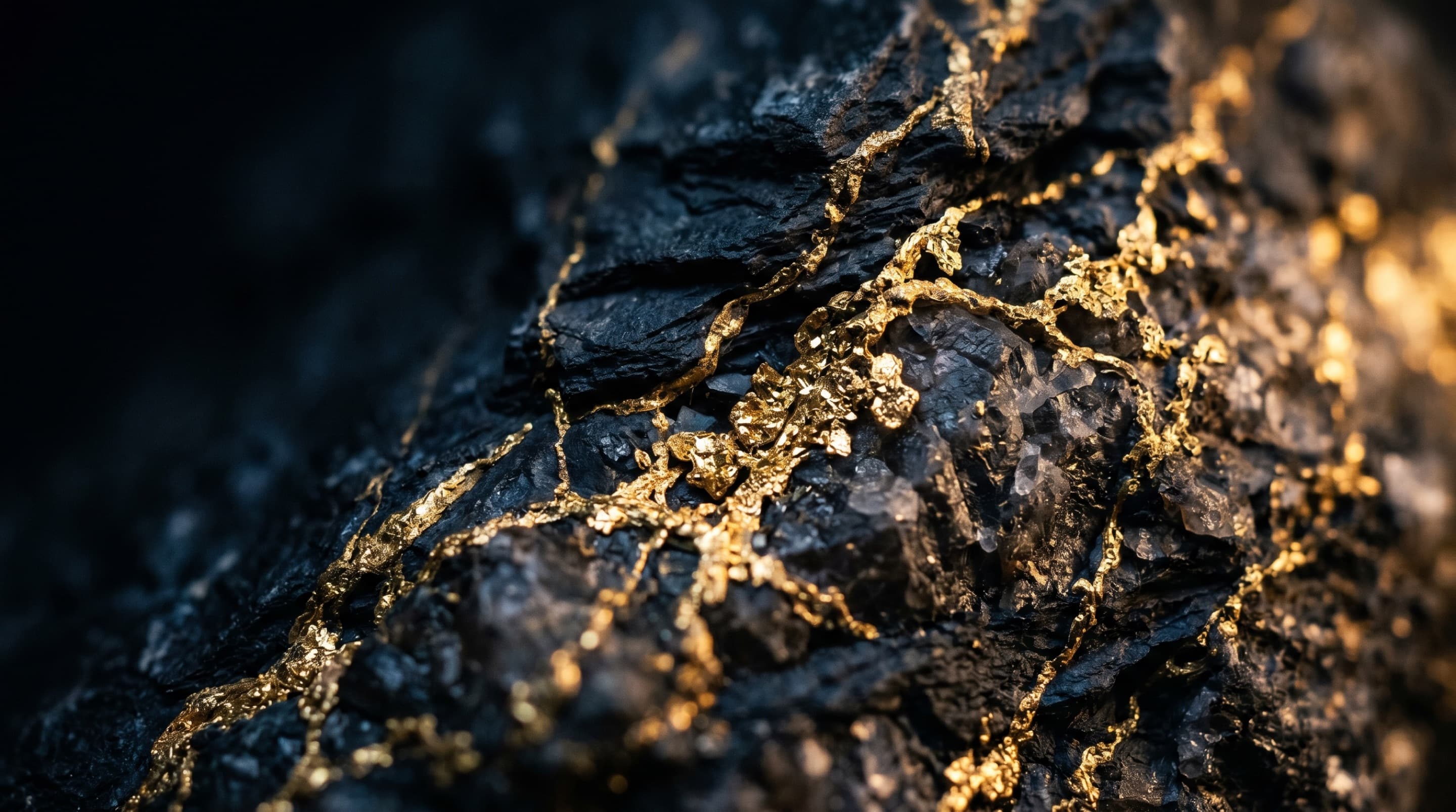 Gold mineralisation threading through dark rock — Empress, precious-metals royalties and streams